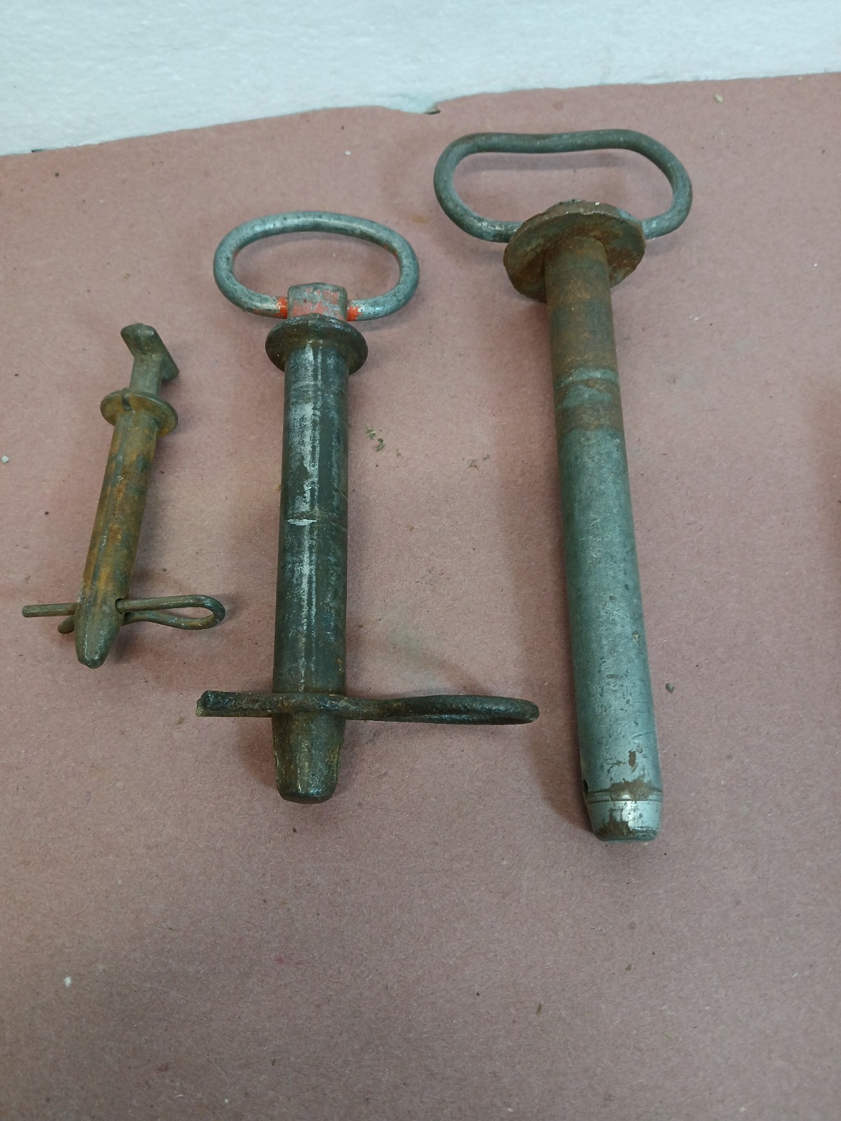 Lot Of 3 Linch Pins ,locking Hitch Pin,quick Release Pin Farm,military,