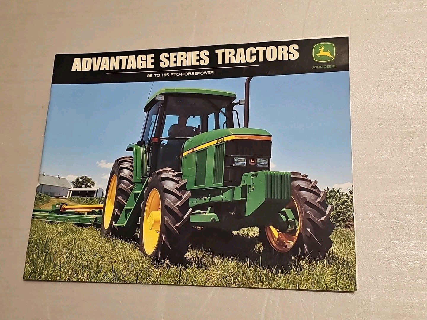 John Deere 6405 6605 7405 Tractor For 2000 Brochure 15 Pgs