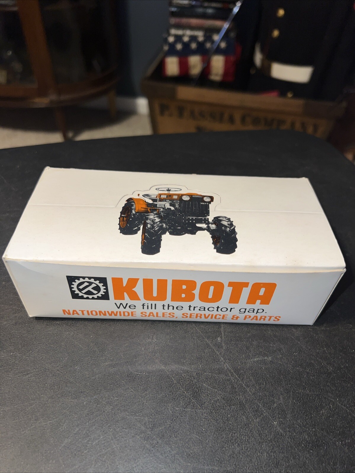 Vtg Kubota Tractor Matchbook & Display Box Farmersville Equipment Ephrata Pa
