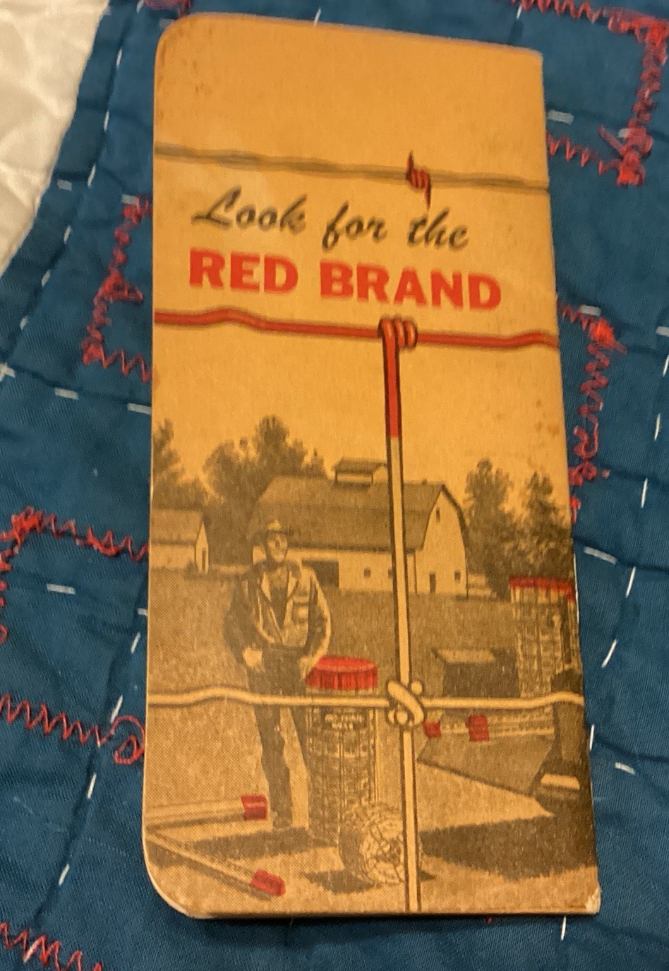 Ohio Farmers Member Red Brand. Keystone Wire Note Book.
