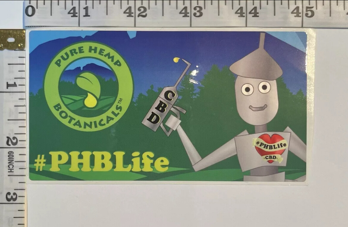 *VARIETY* GLOSSY VINYL STICKER – OREGON, USA CANNABIS CONCENTRATE ADVERTISEMENT