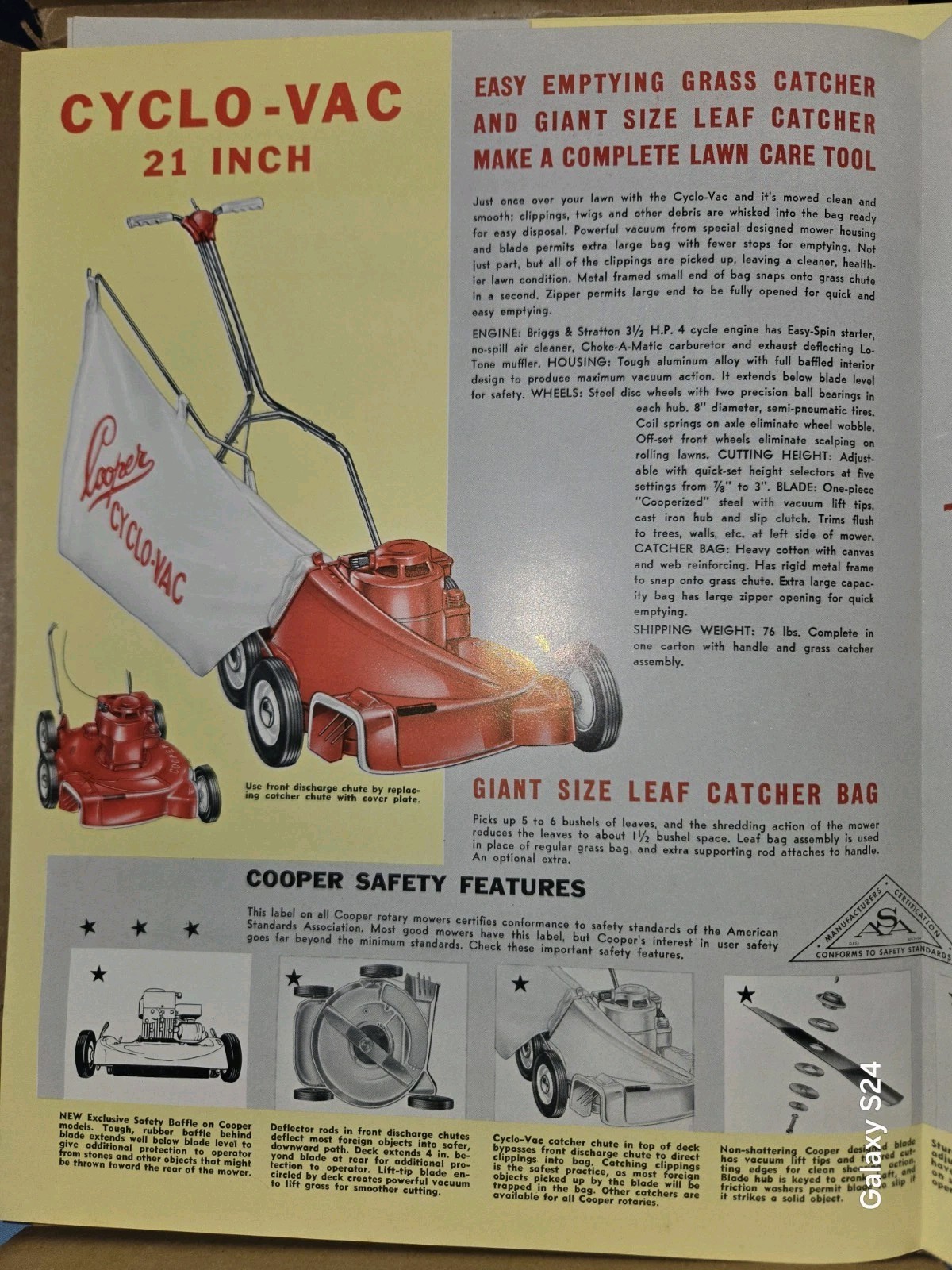 4 PG Copper Mfg Co Lawn Mower Catalog Brochure Klipper Marshalltown IA Vintage