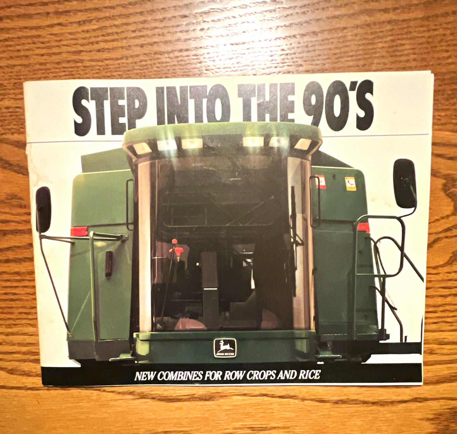 John Deere Step Into the 90&rsquo;s Combines Advertising Brochure 1990s Agriculture