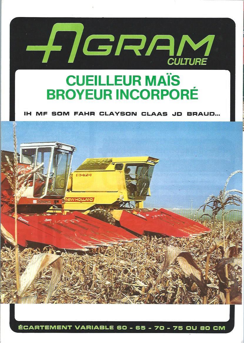Farm Equipment Brochure – Agram – Corn Heads for Combine FRENCH lang (F3372)