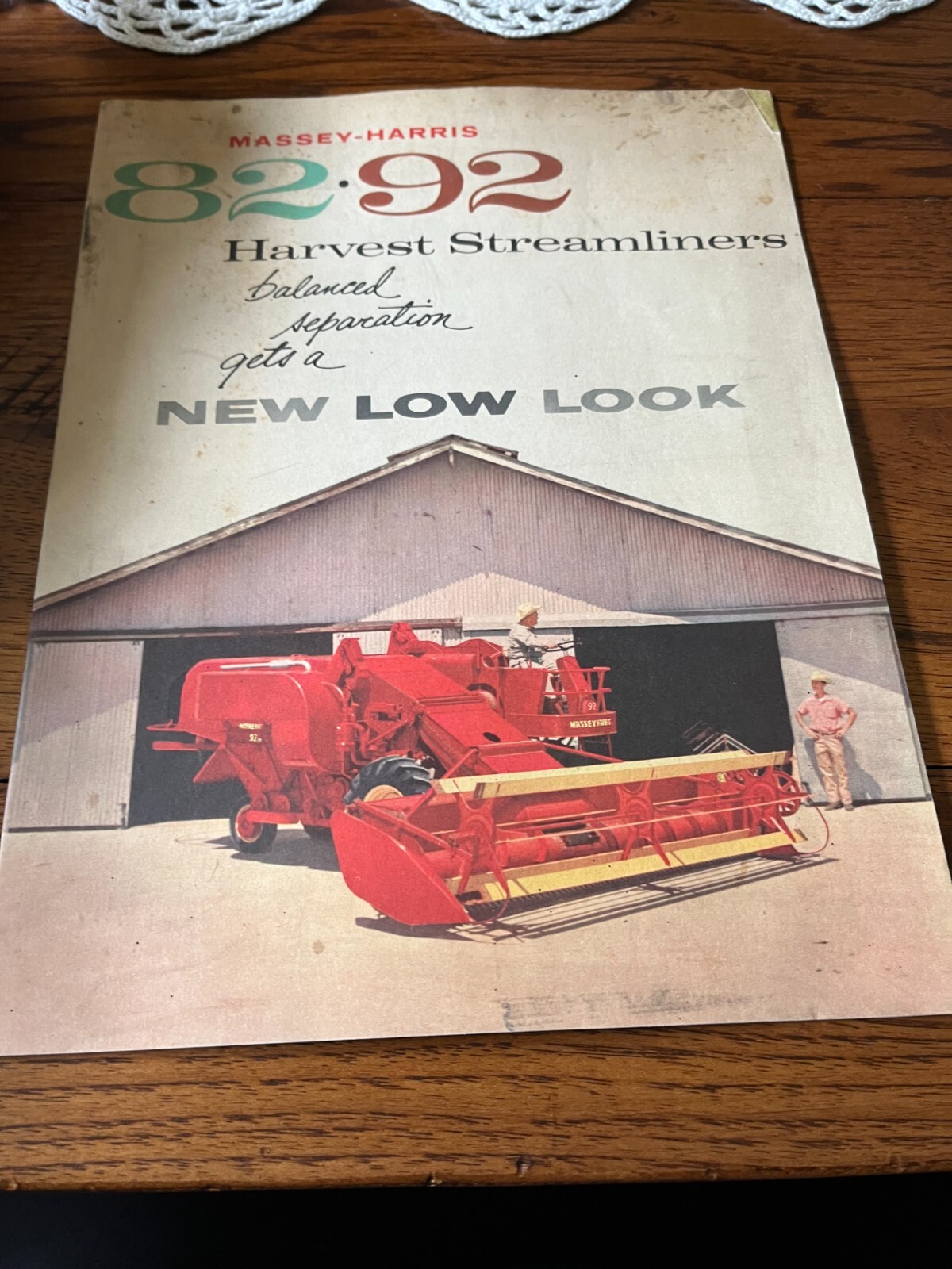 Massey Harris 82 92 Combine Brochure FCCA
