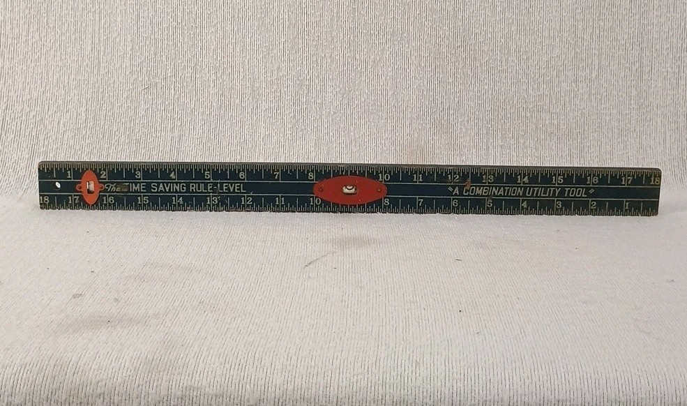 Hulting Hybrids Seed Corn Agriculture Advertising 18&Prime; Ruler Level Geneseo IL