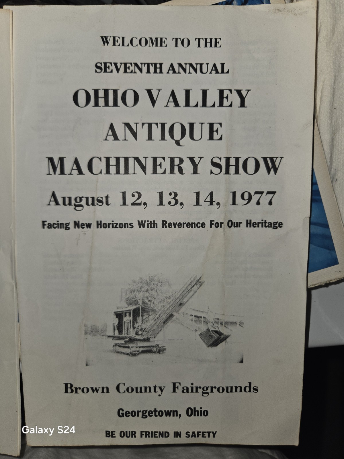 LOT OF FOUR OVAM OHIO VALLEY ANTIQUE MACHINERY SHOW 3 X 1976 1977