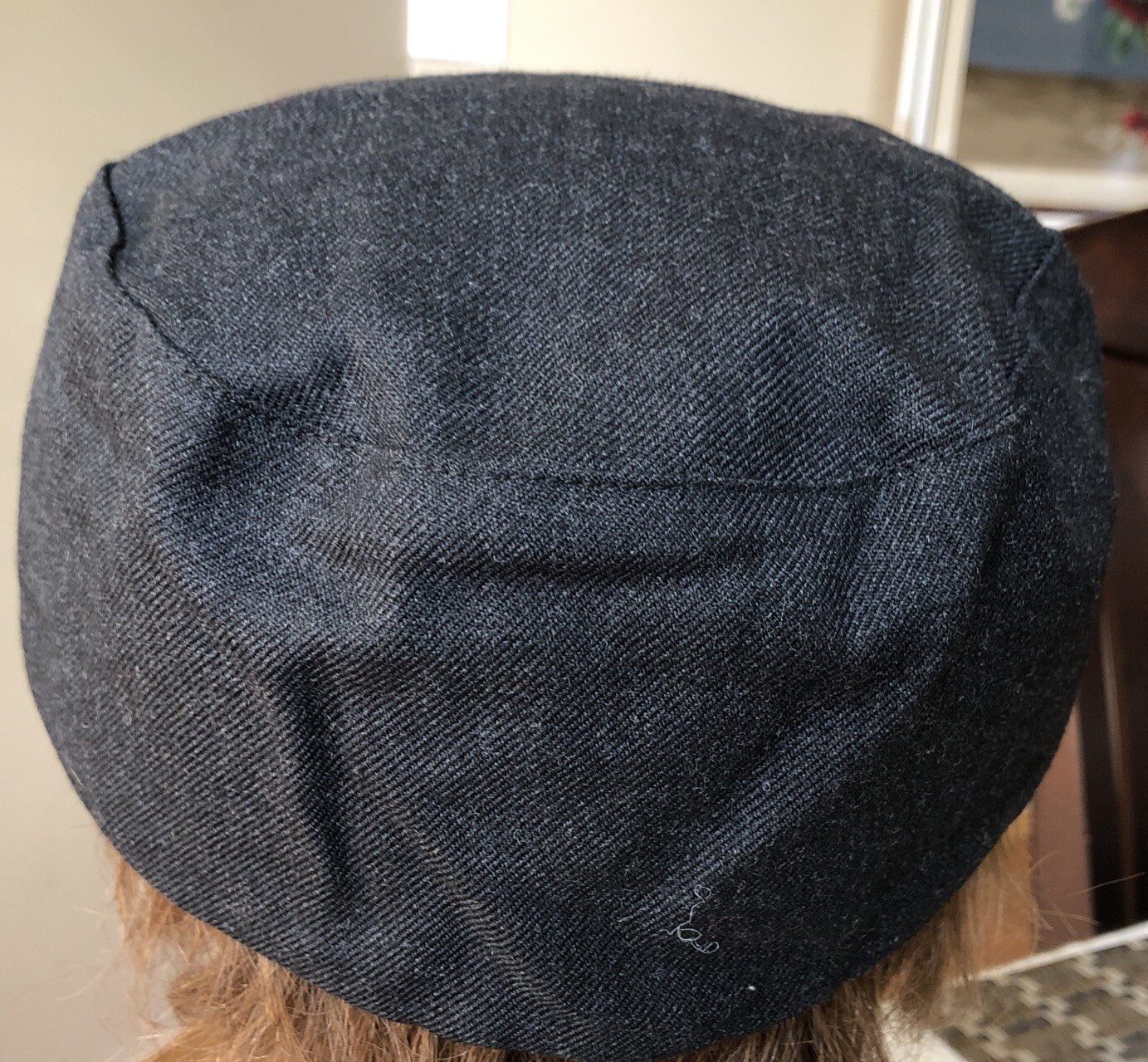 1960s Collectible SPERRY RAND NEW HOLLAND Winter Uniform Flap Hat Cap Patch NOS: