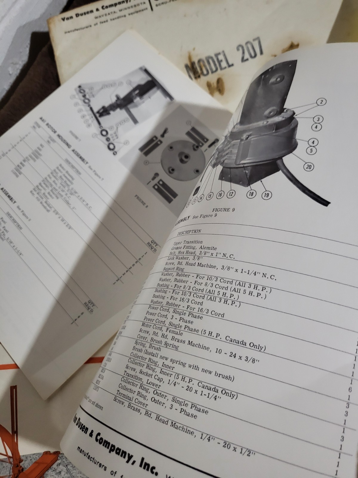 SILO-MATIC 1960s BROCHURE & MANUAL Model 207 Silage Unloader Ag Farm Barn USA