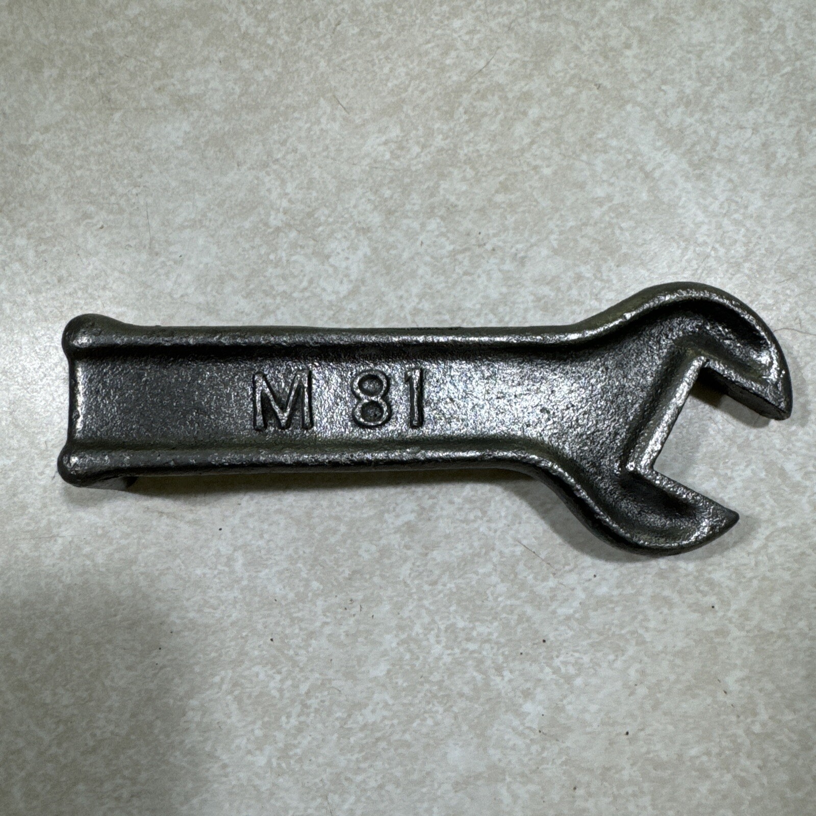 Vintage MOLINE PLOW Co. #M 81 Pitman Wrench FARM IMPLEMENT TOOL WRENCH Small 5&Prime;