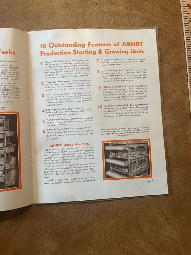 Arndt New Era System of Profitable Poultry Raising Catalog « She Will Lay » 1935