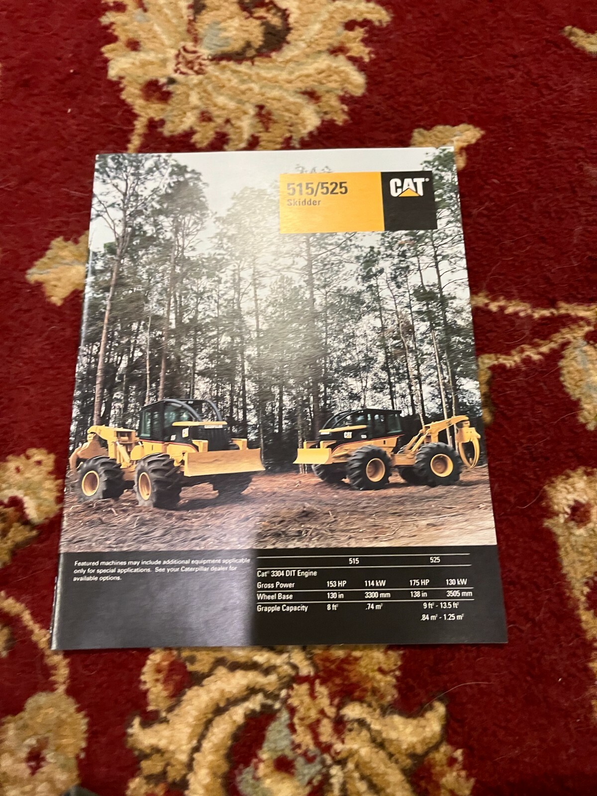 Caterpillar CAT 515 525 Skidder Brochure FCCA