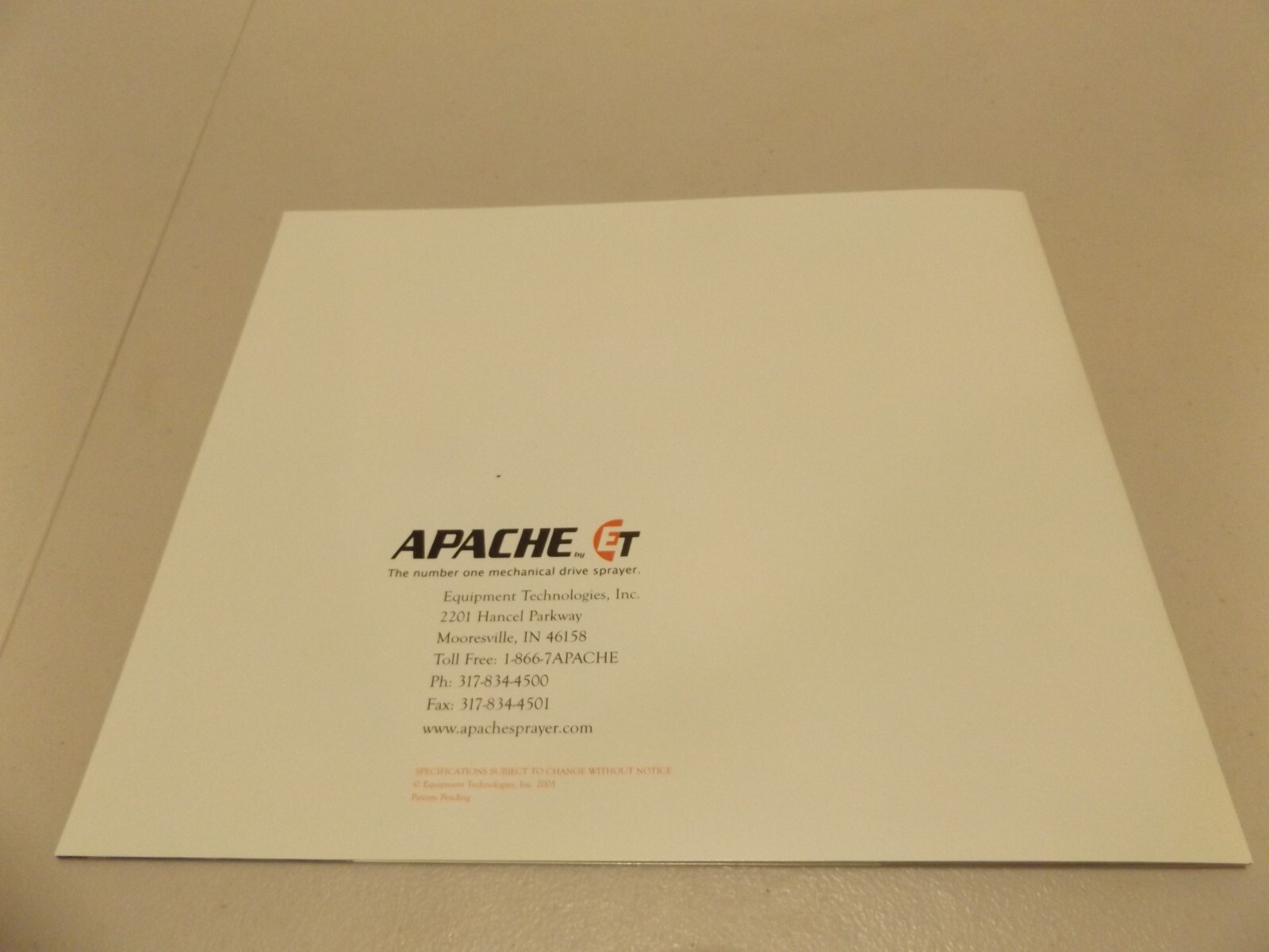 APACHE by ET SPRAYER, 2006,