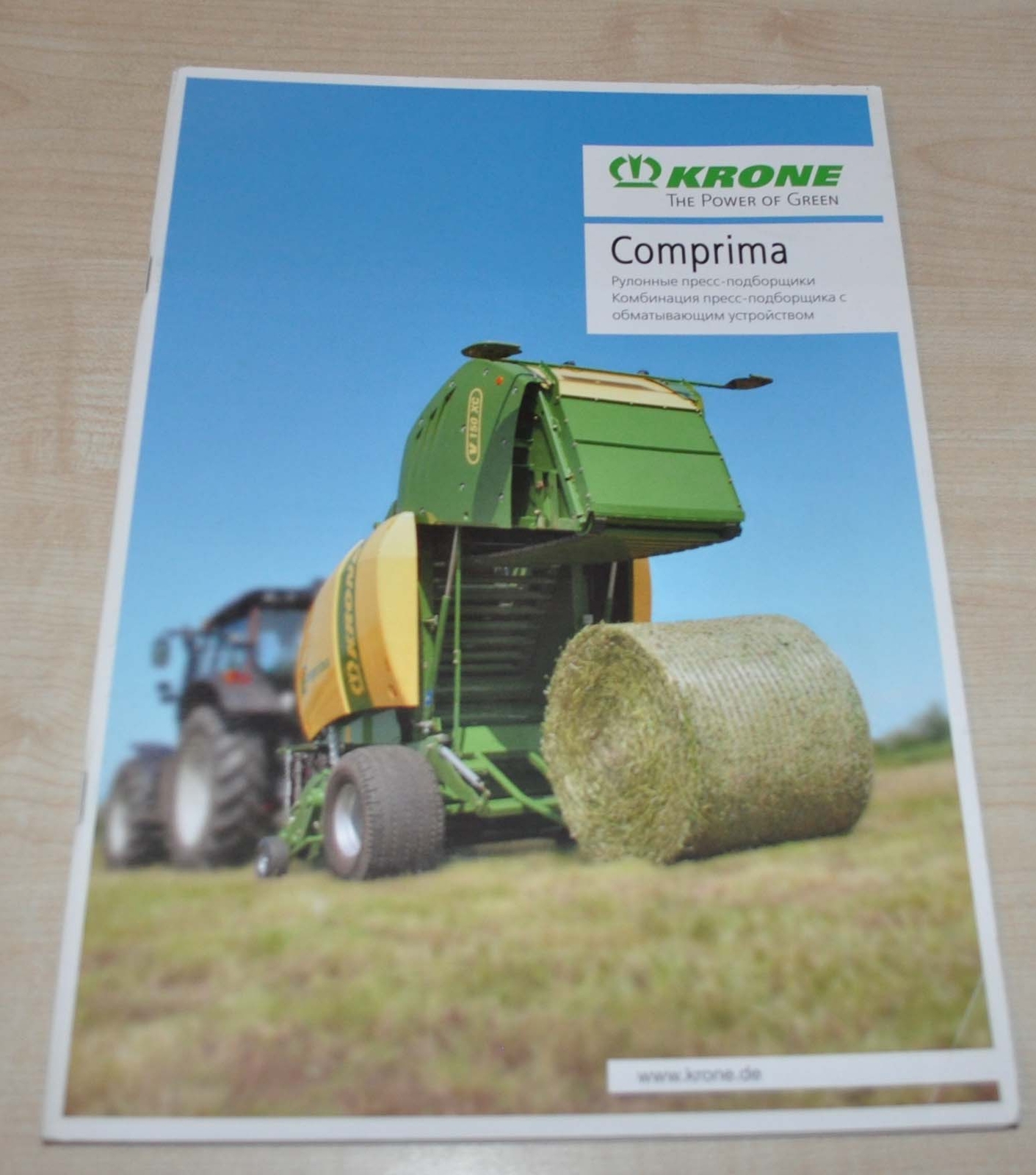 Krone Comprima Baler Agricultural Brochure Prospekt