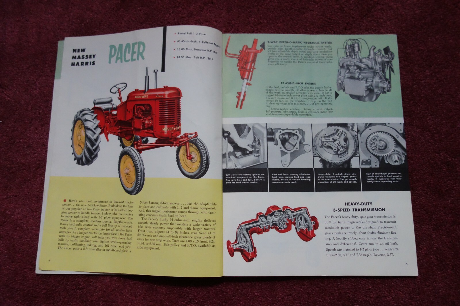 MASSEY HARRIS Tractors Buyer&rsquo;s guide Illustrated Full Color CATALOG