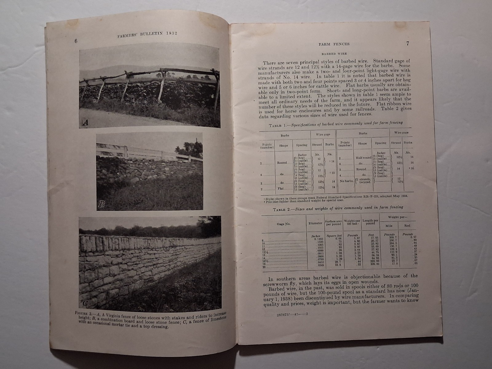 1941 Farm Fences Booklet