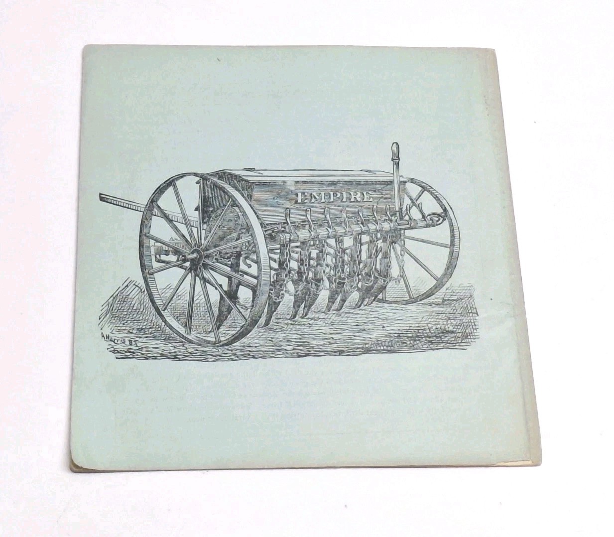 1883 Empire Drill Co Farming & Fertilizing Booklet Catalog Shortsville NY