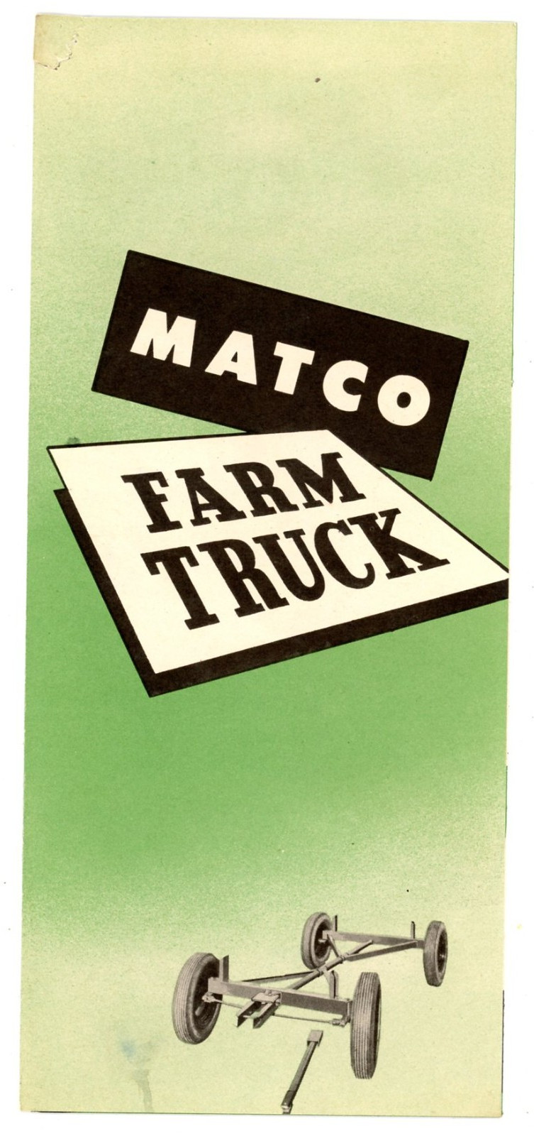 Matco all Steel Farm Truck Milwaukee Automotive Trades Milwaukee Wis brochure