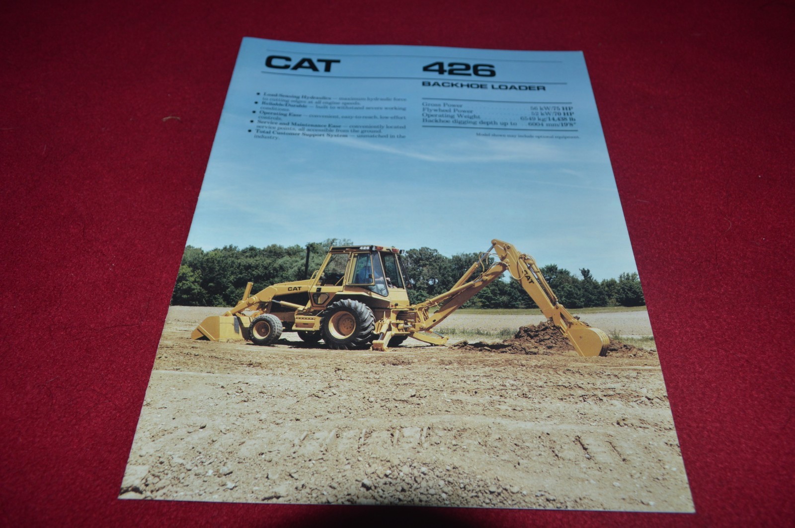 Caterpillar 426 Loader Backhoe Dealer&rsquo;s Brochure GDSD7 ver2