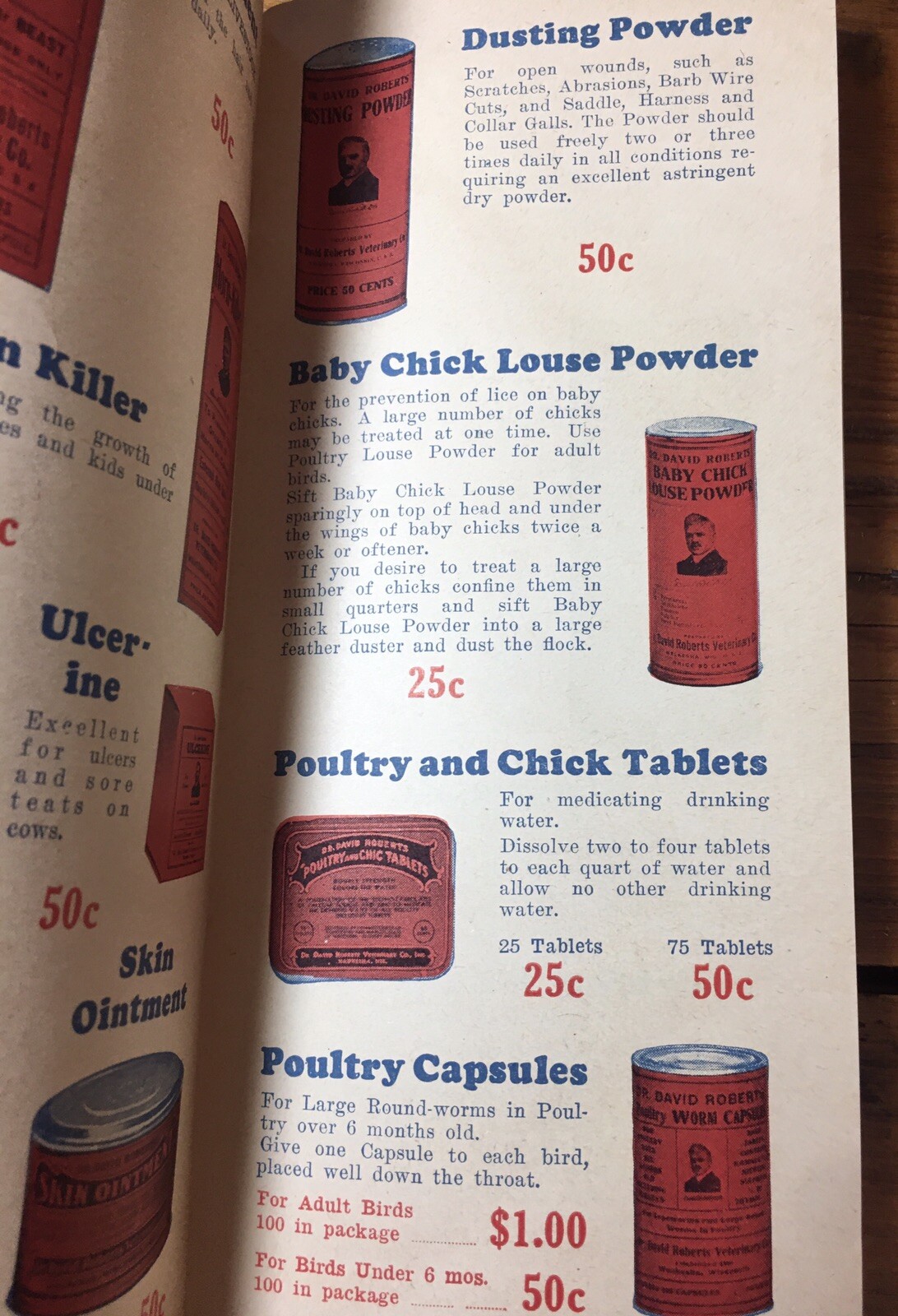 The Cattle Specialist (1943) Ag Pamphlet, David Roberts Vet Co
