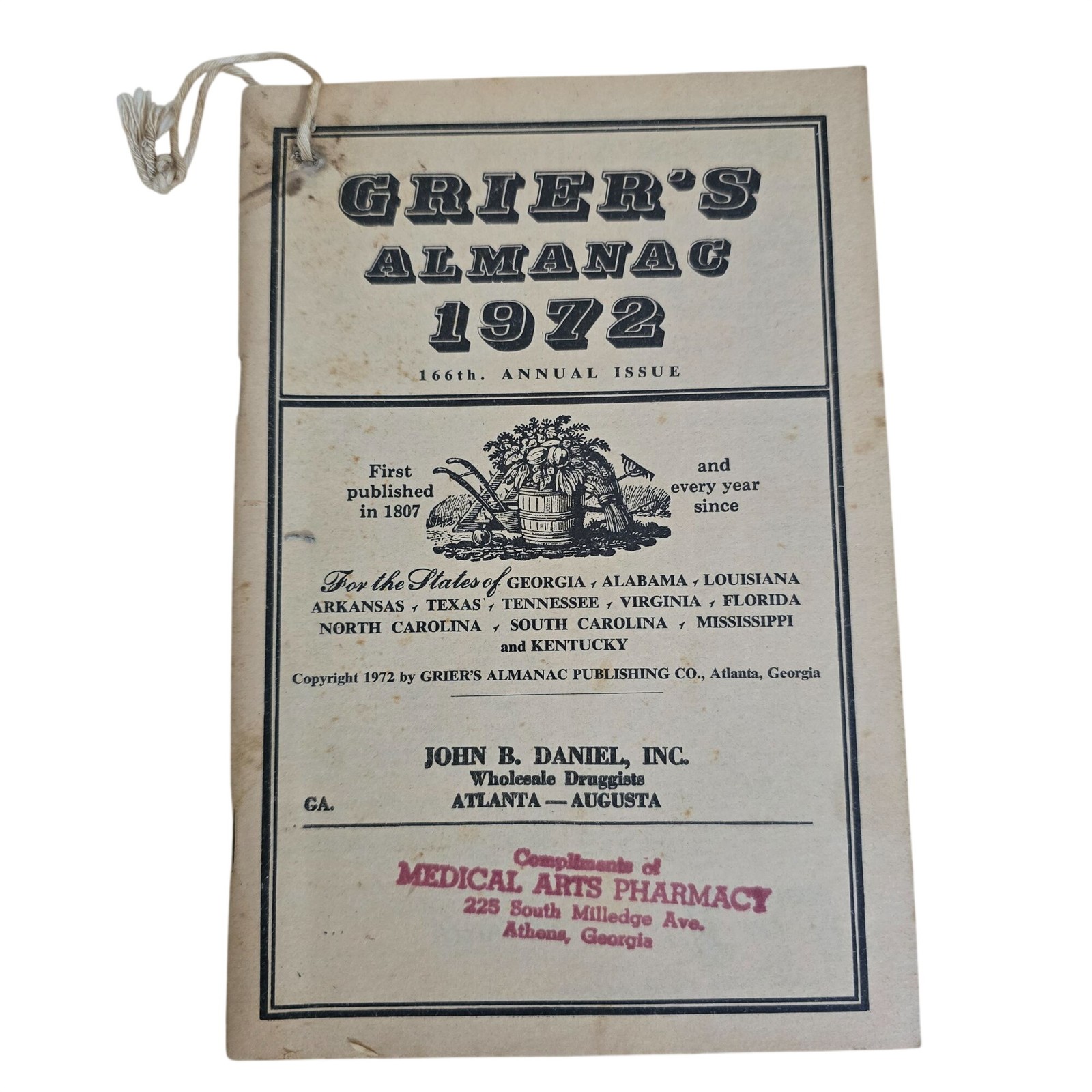 Vintage Grier’s Almanac Lot 1970 1971 1972 1973 1974 Ads Ephemera