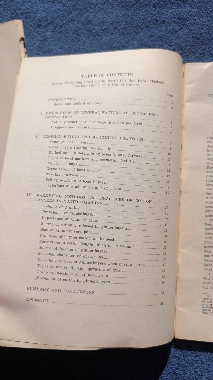 COTTON Agricultural North Carolina FARM PRICES & MARKETING Bulletins 1934-1935