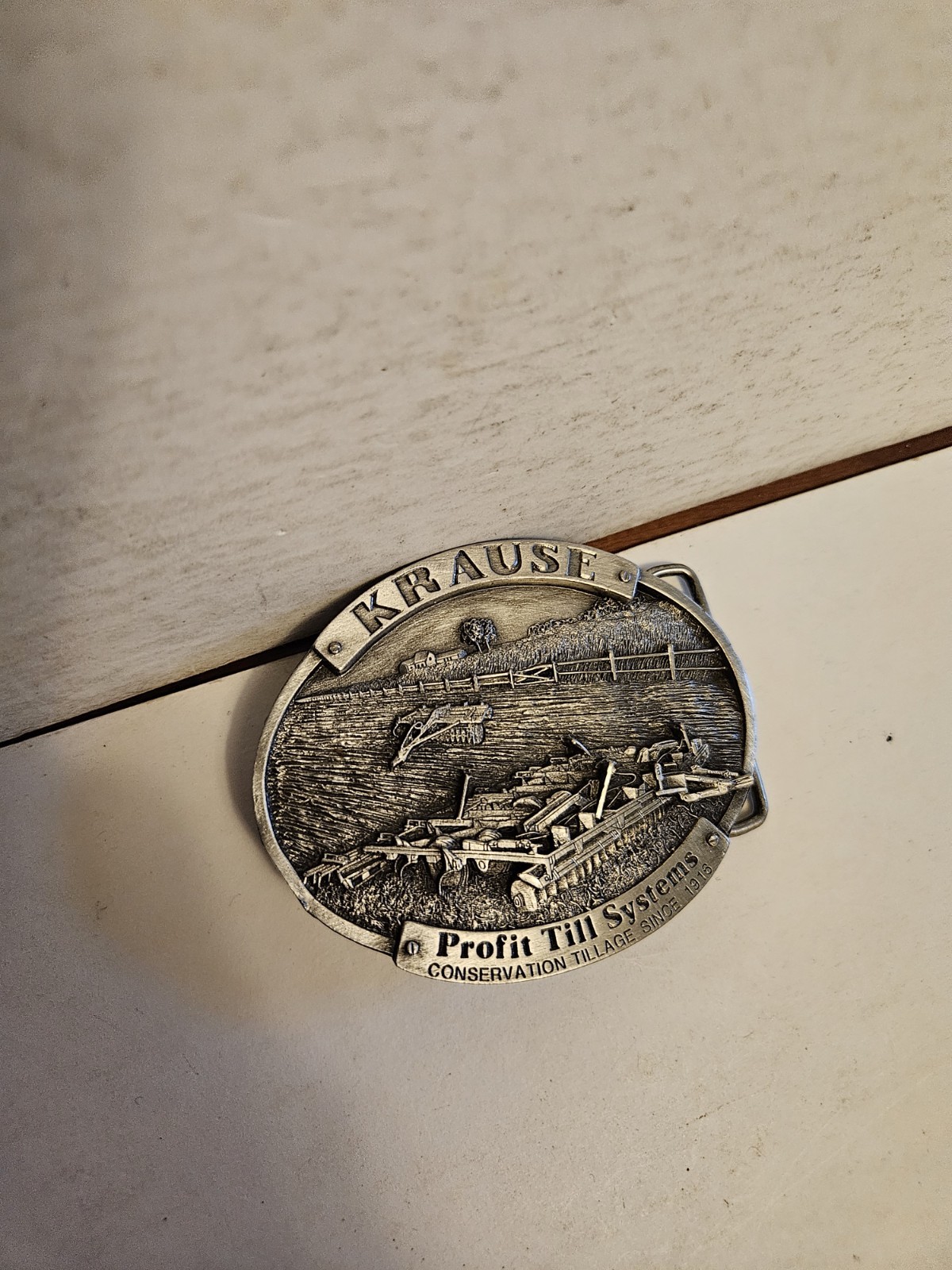 1985 Krause Plow Company Profit Till Tractor Belt Buckle – 1099 Of 1200 Limited
