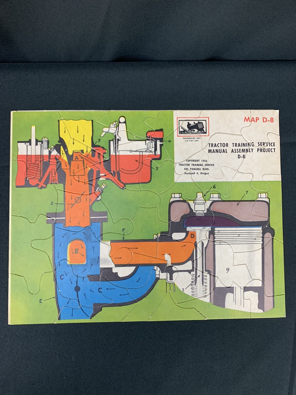 VTG Tractor Training Aid Service Repair Assembly NOS 1954/1956 Puzzle – Lot (6)