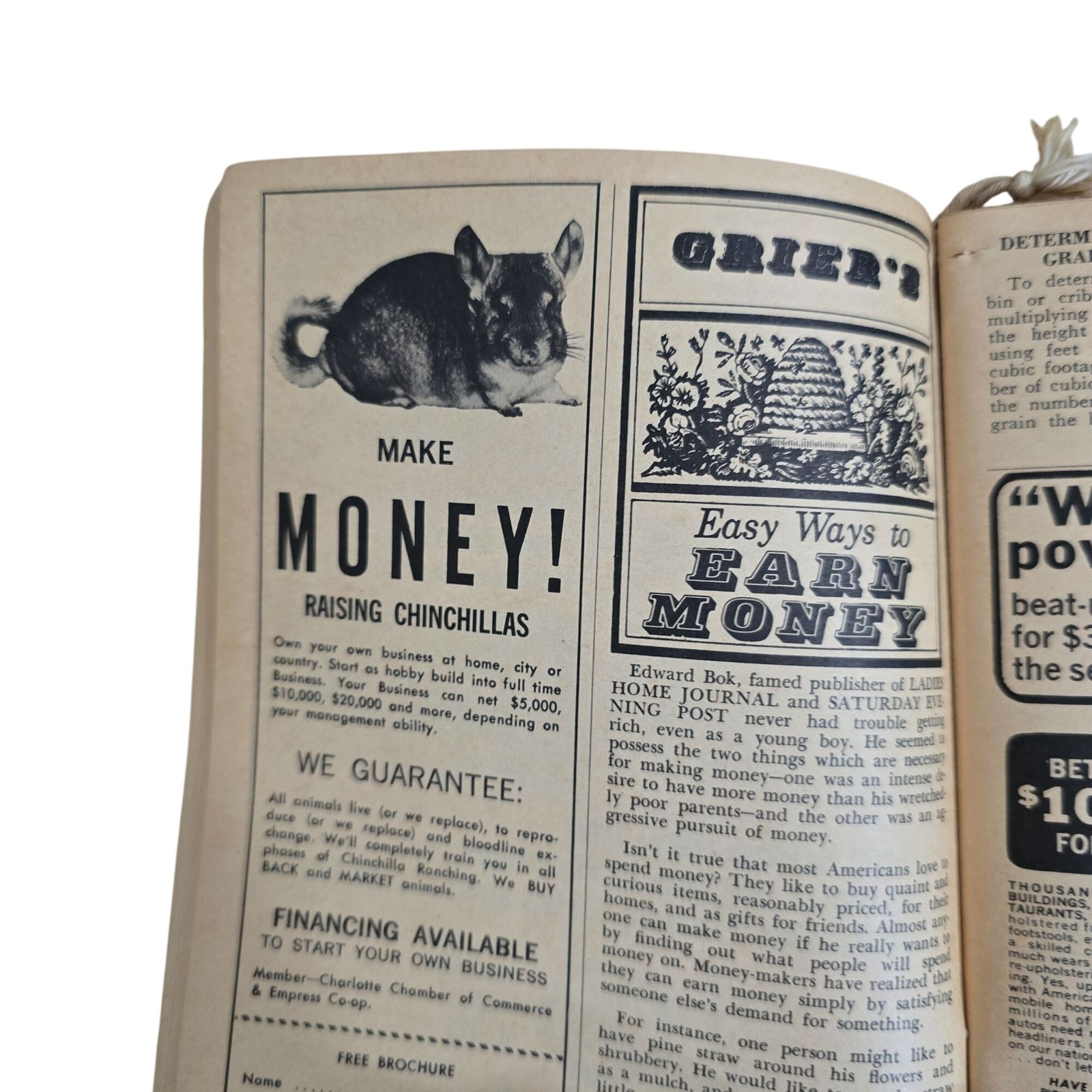 Vintage Grier’s Almanac Lot 1970 1971 1972 1973 1974 Ads Ephemera