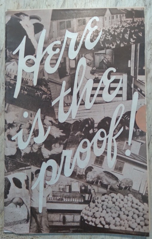 1932 Dr. Hess & Clark, Inc 40th Anniv Ad Booklet Stock Tonic Spray Ashland Ohio
