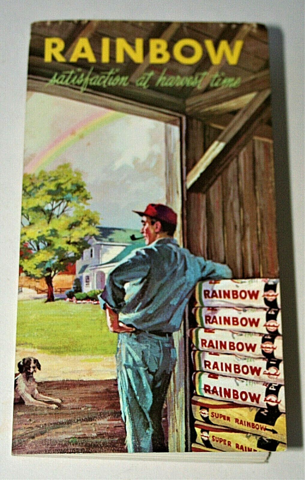 1963/64 Rainbow Fertilizers Farmers Advertising Note Pad & Calendar NOS Unused