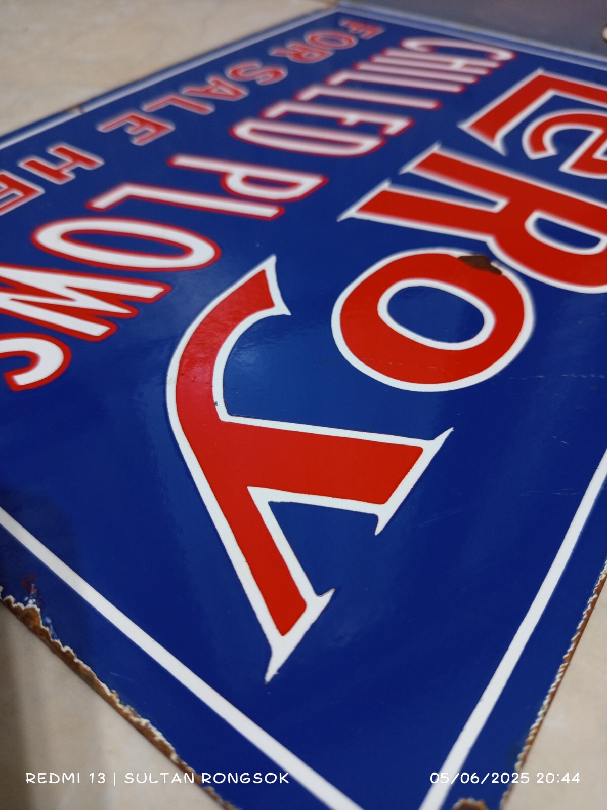 Double Side Le Roy Chilled Plows for Sale Here 34×25 cm Steel Plate Vintage Mod