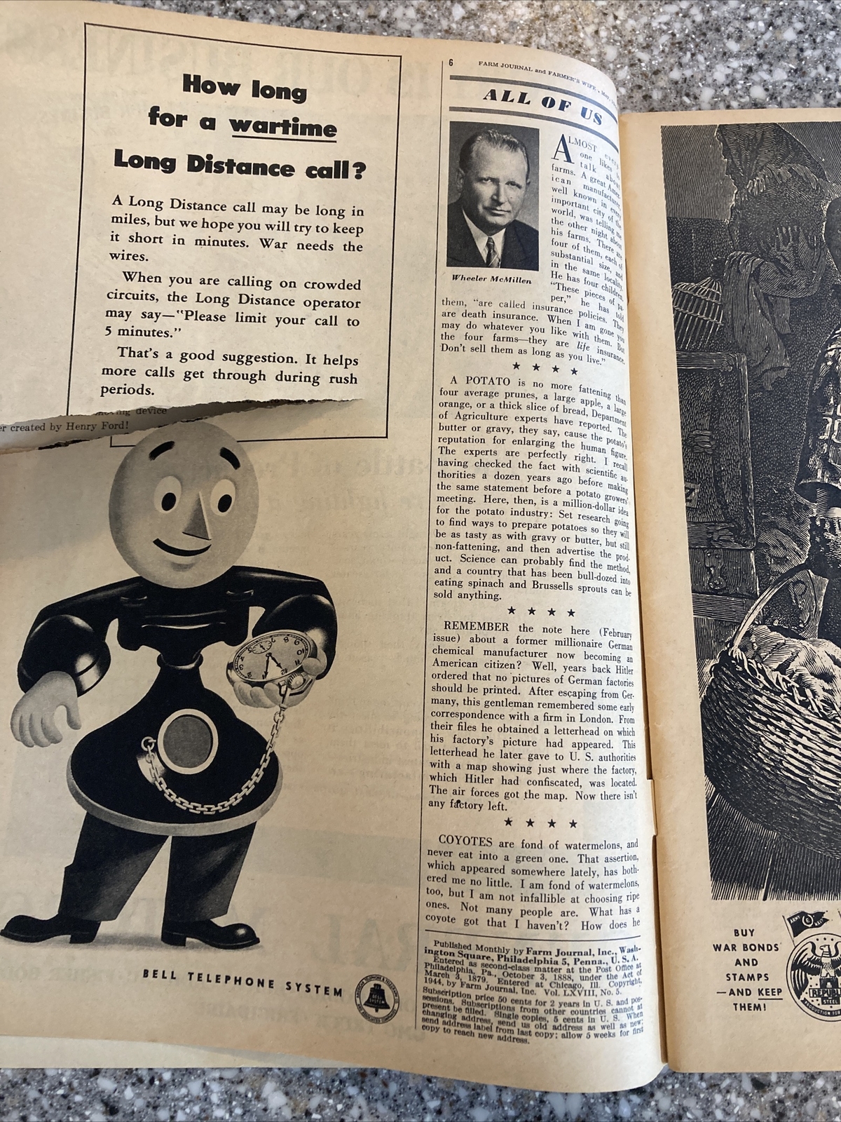 FARM JOURNAL AND FARMER&rsquo;S WIFE MAGAZINE MAY 1944
