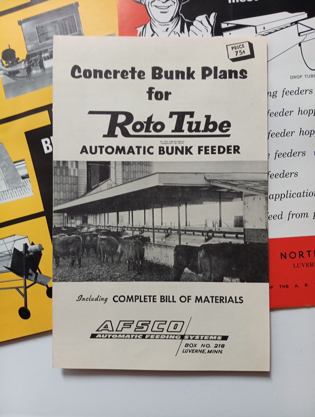 3 Farm Equipment Unico AFSCO Northco-matic Sales Advertising Flyer Brochures