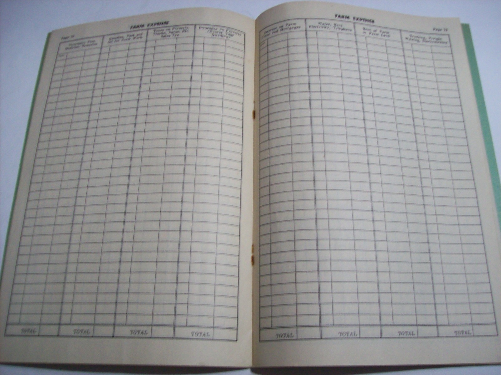 1948 FARM RECORD BOOK, NATIONAL FARM LOAN ASSOCIATION, BARABOO WIS. and MORTGAGE