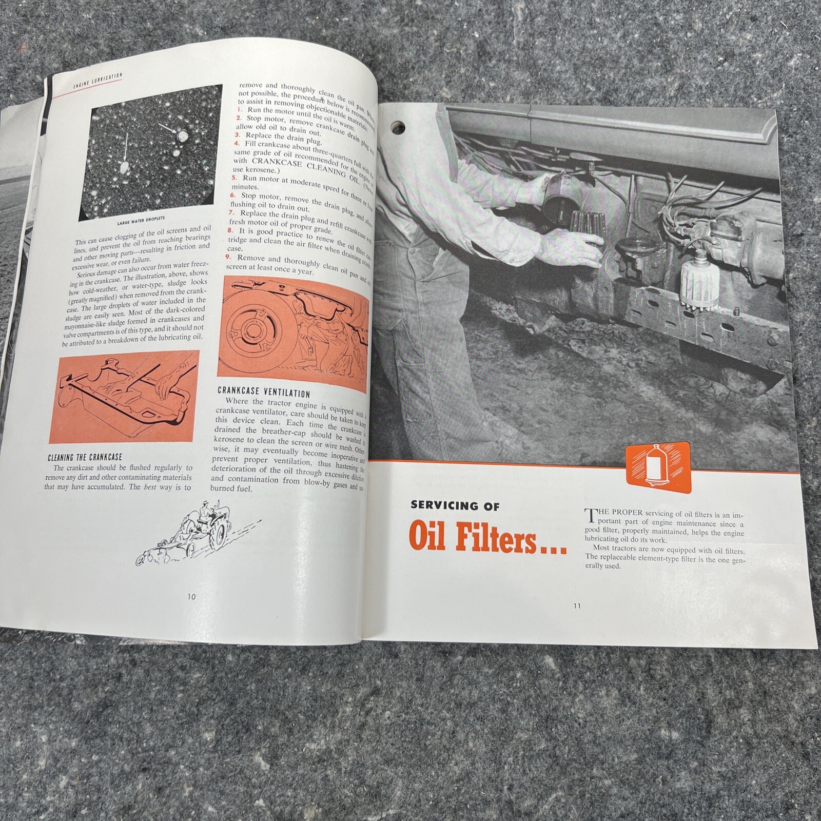 Vintage 1950&rsquo;s Gulf Oil Corporation FARM Tractor Guide / Maintenance OEM