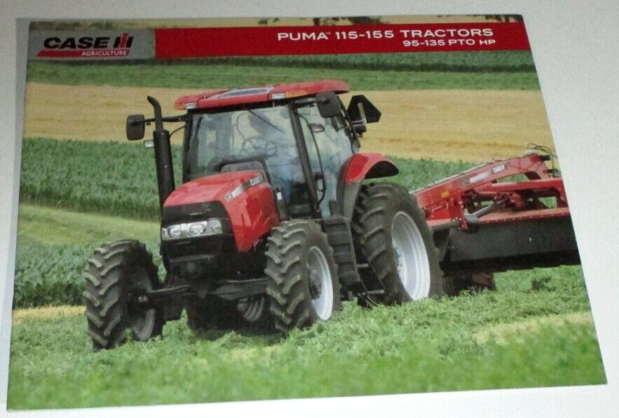 Case IH PUMA 115 125 140 155 Tractor Sales Brochure Literature Advertising 2008