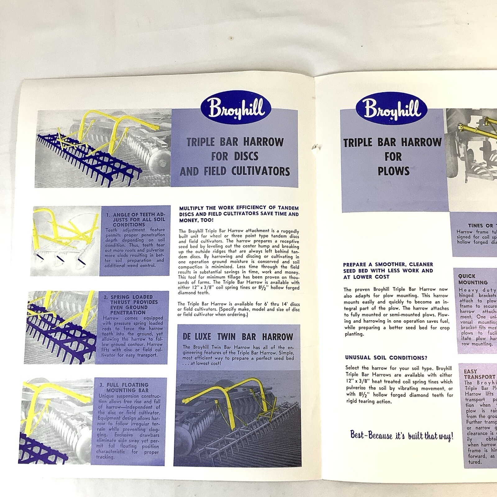 The Broyhill Company Field Master Spraying Systems Brochure Ag Farming Row Crops