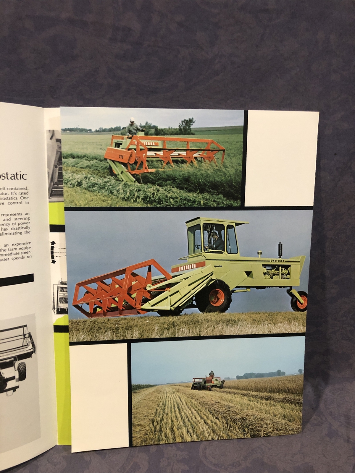 Owatonna 270 Hydrostatic Draper Windrower Sales Brochure