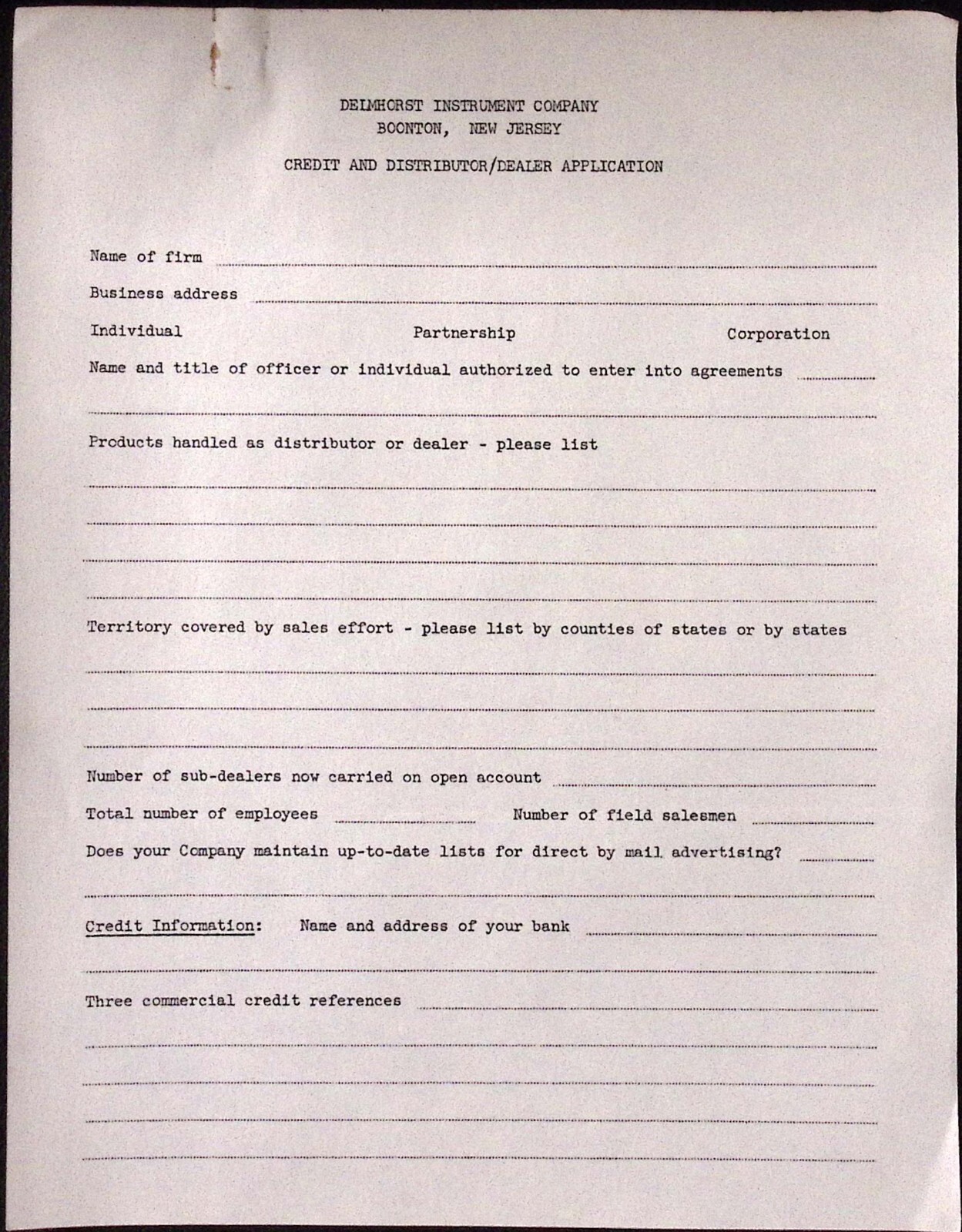 1958 Delmhorst Instrument Co Boonton NJ Moisture Detector Dealer Sales Brochure
