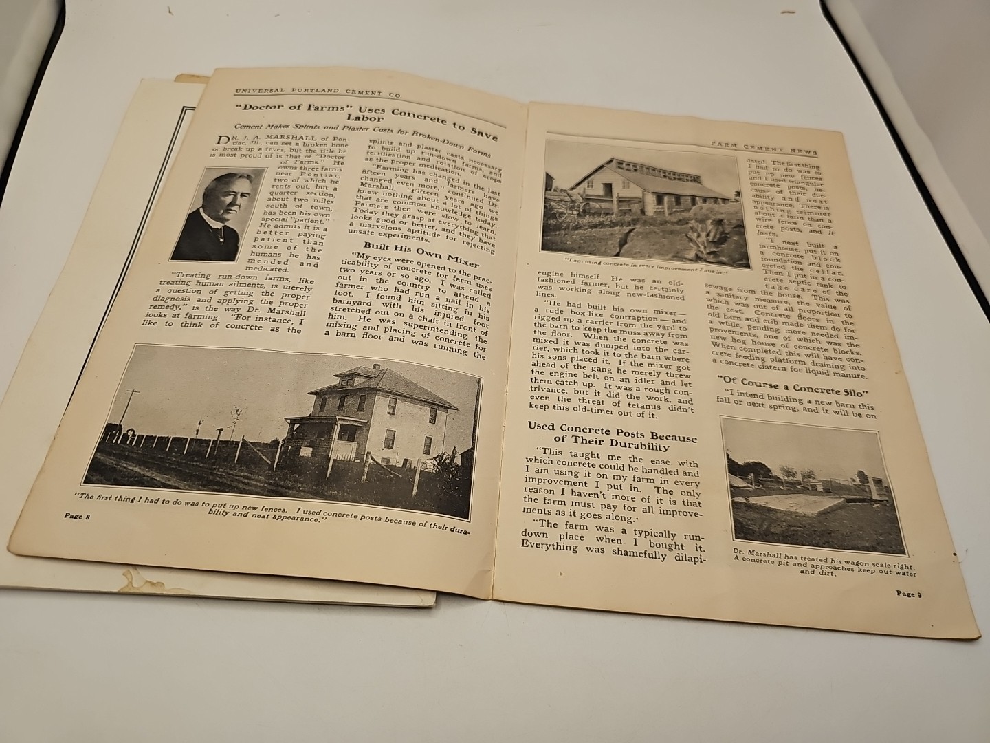 3 farm catalog concrete cement 1918 etc dairy portland silo book