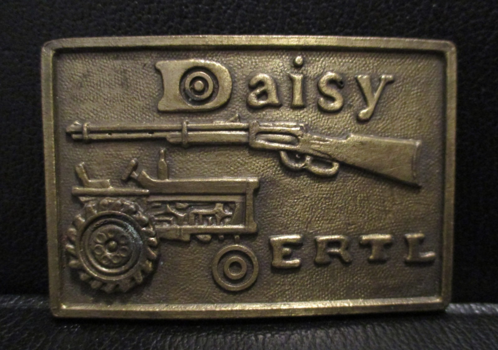 Daisy Toy BB Pellet Rifle Gun & Ertl Tractor Belt Buckle Vintage 1970s Collector
