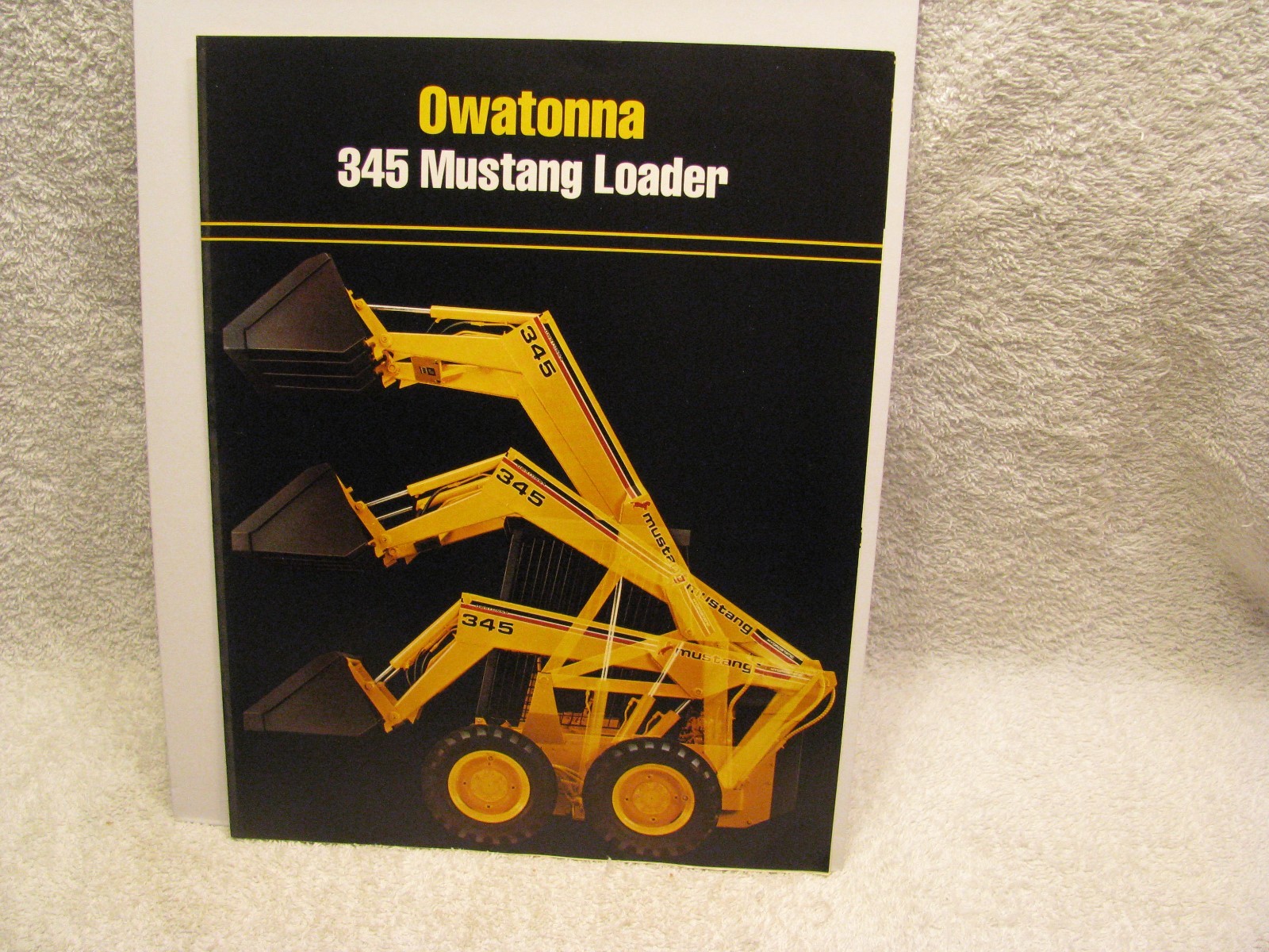 Mustang 345 Skid Steer Loader Brochure NOS