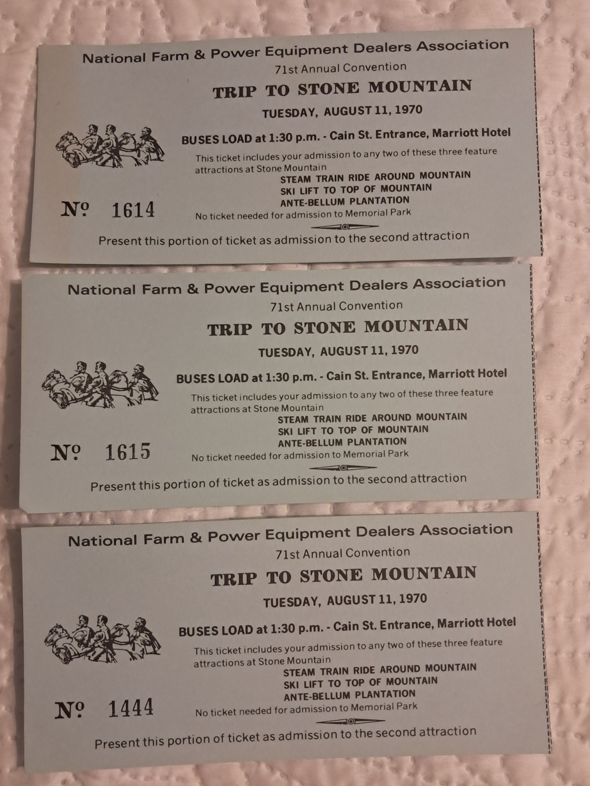 1970 National Farm & Power Equipment Dealers Association Convention Atlanta Ga.s