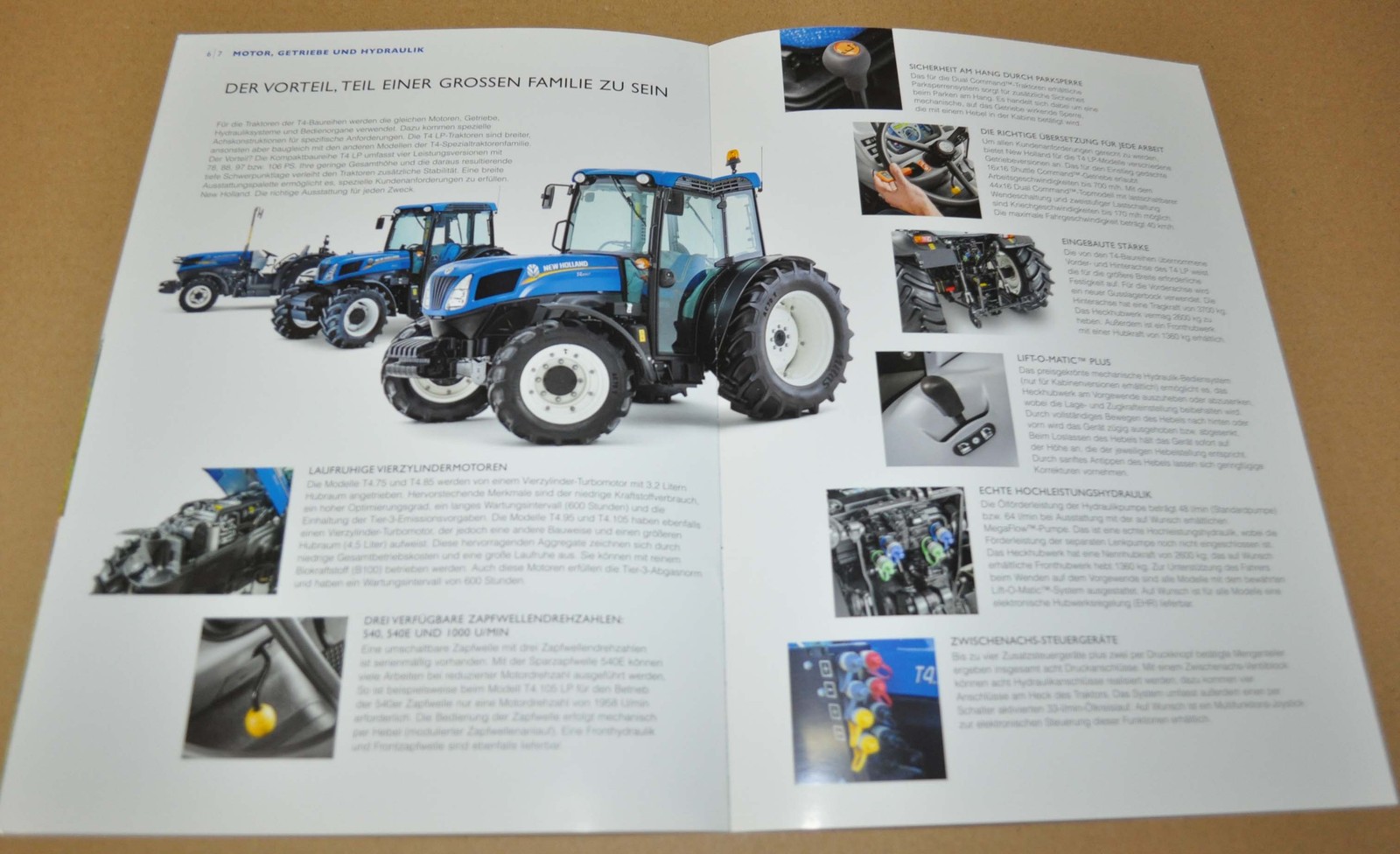 2015 New Holland T4 LP Series Tractor Brochure Prospekt DE