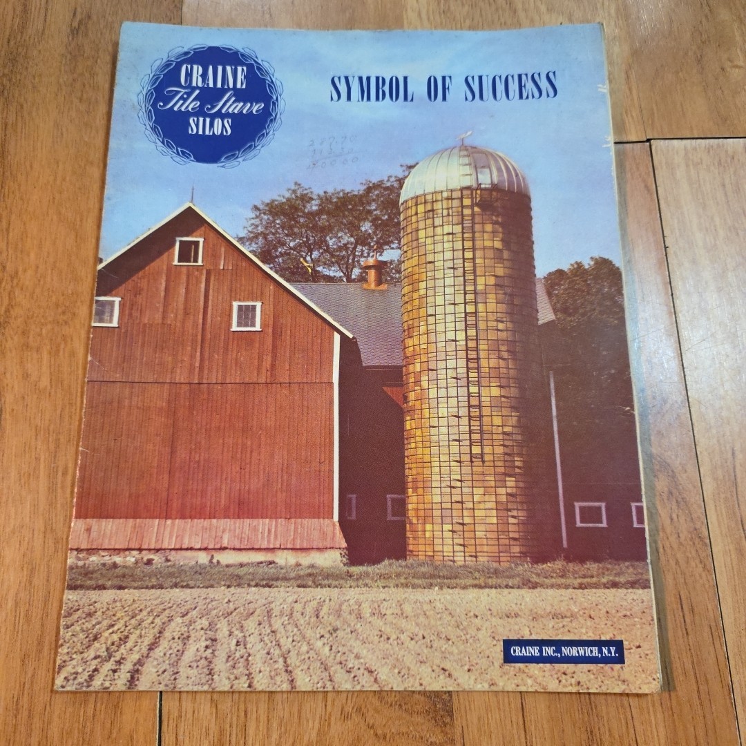 Vintage The Crain Line Farm Silos Sales Brochure – CRAINE SILOS