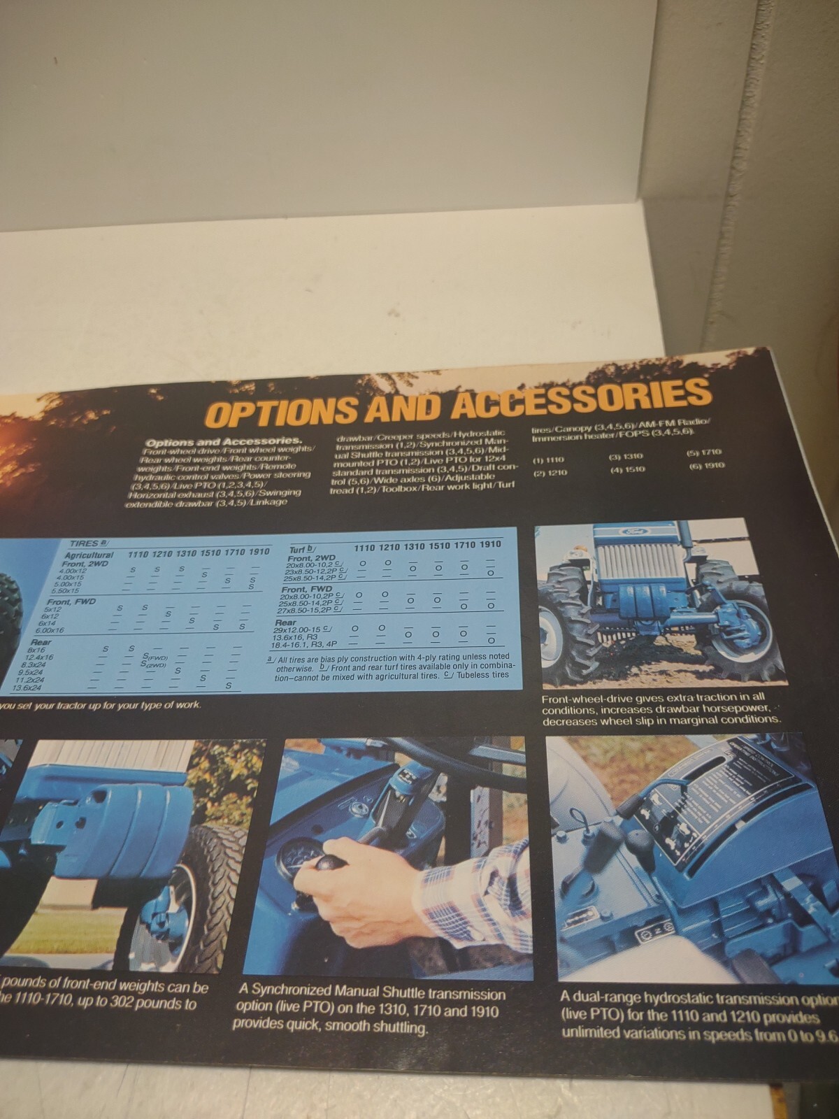 Ford 1110 1210 1310 1510 1710 1910 Tractor Brochure FCCA