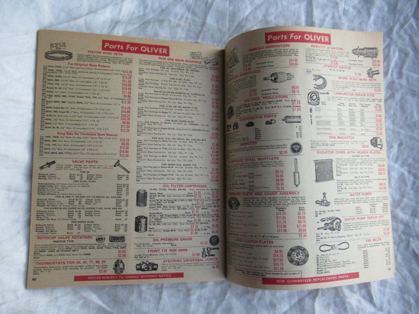 1967 Tractor supply catalog brochure Oliver 66 88 John Deere D 520 Cockshutt 30