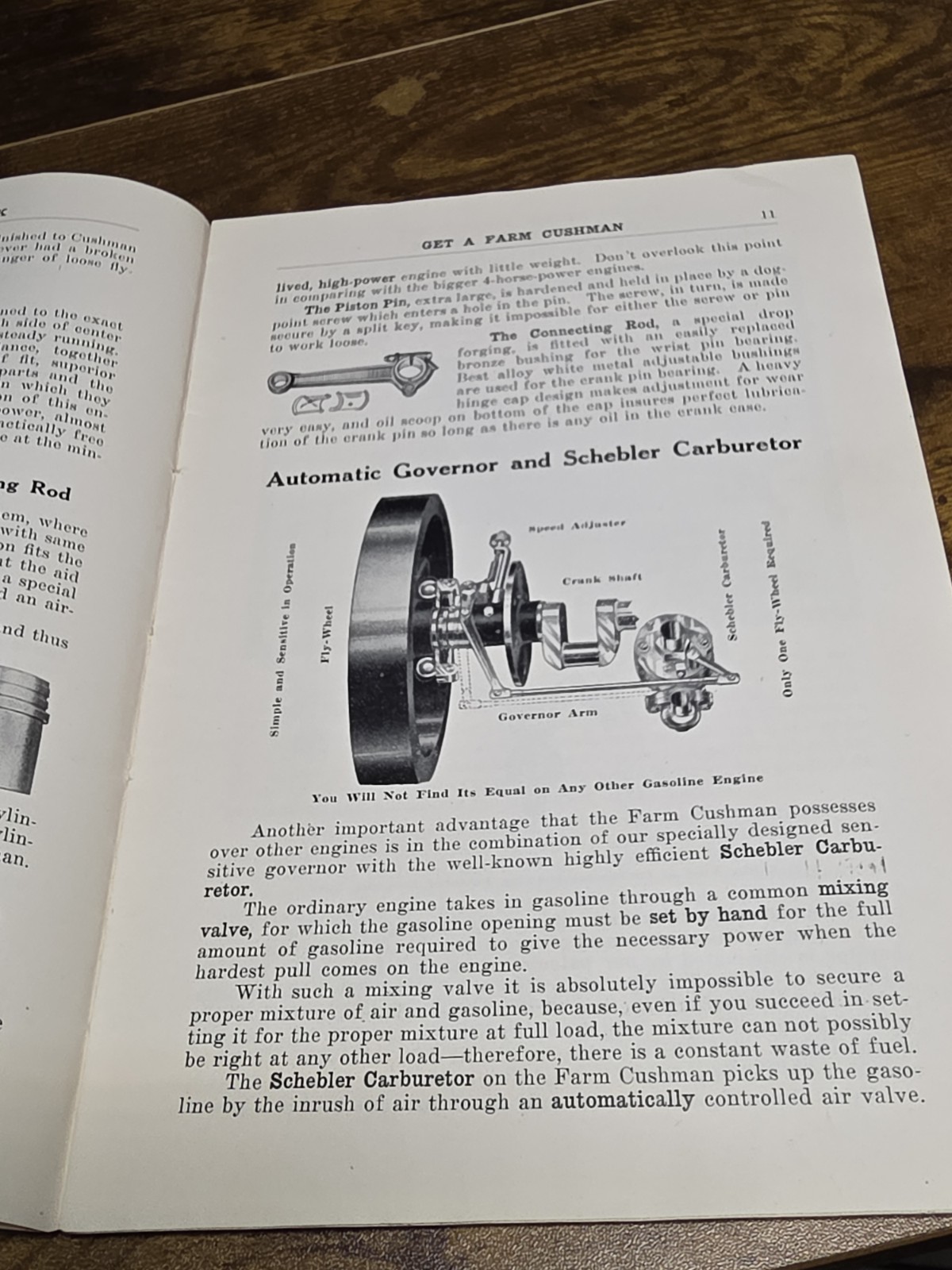 Original 1915 Cushman Motor Works Catalog Brochure Hit Miss Engine Lincoln