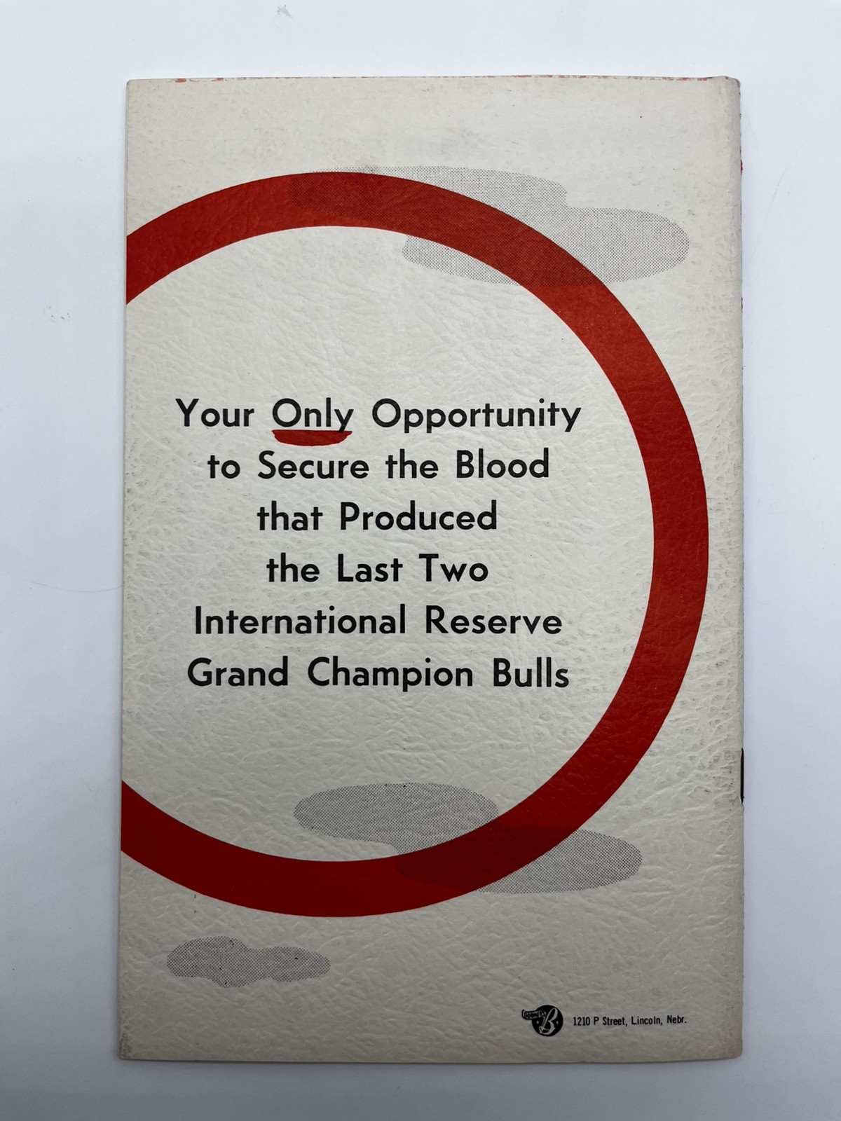 1955 Sunset Knolls Dispersion Sale Flyer Knoxville Illinois Vintage Farm Auction